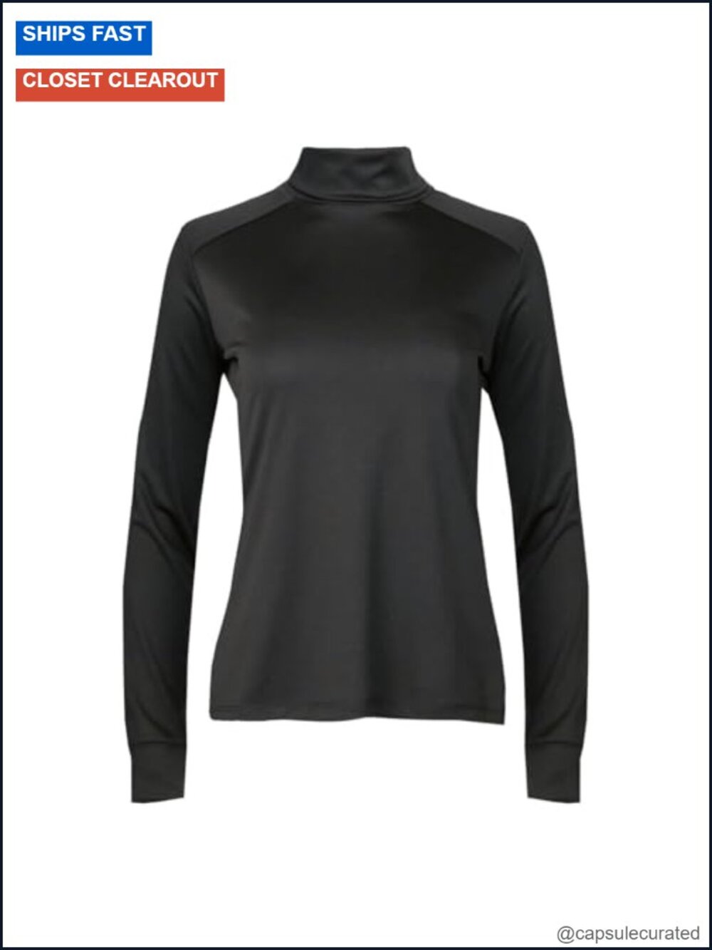 Women's Peach Skins T-Neck Base Layer Top, Lightweight Thermal Long Sleeve